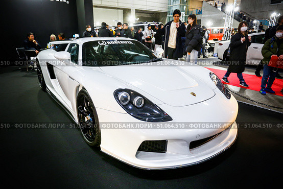 Porsche Carrera GT. Редакционное фото, фотограф Art Konovalov / Фотобанк Лори