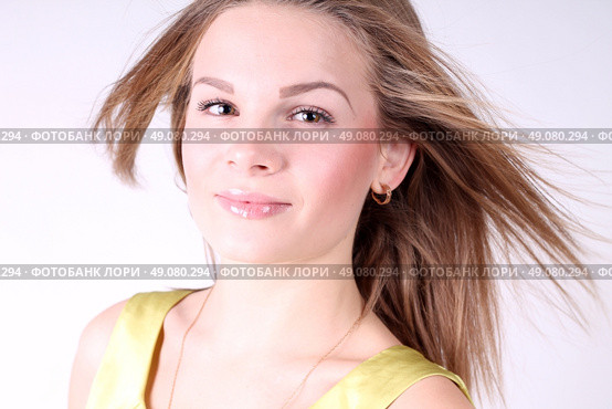 portrait of a woman with a clean and soft skin. Стоковое фото, агентство Ingram Publishing / Фотобанк Лори