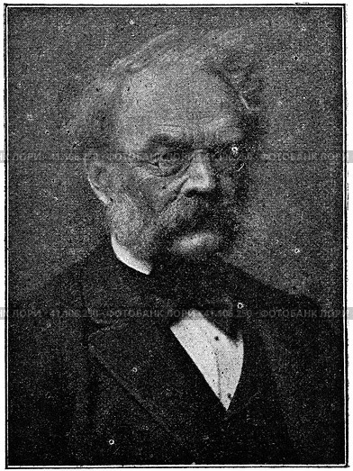 Portrait of Ernst Werner von Siemens - a German electrical engineer, inventor and industrialist. Illustration of the 19th century. Germany. White background. Стоковая иллюстрация, иллюстратор Sergey Kohl / Фотобанк Лори