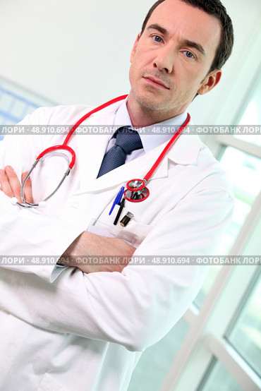 Portrait of male doctor. Стоковое фото, агентство Ingram Publishing / Фотобанк Лори
