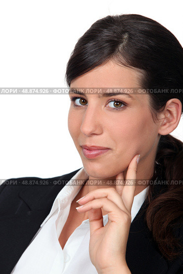 portrait of young businesswoman. Стоковое фото, агентство Ingram Publishing / Фотобанк Лори