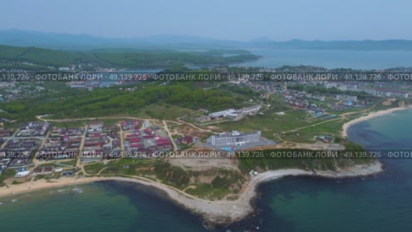 Поселки Ливадия и Южно-Морской. Стоковое видео, видеограф Павел Сапрыкин / Фотобанк Лори