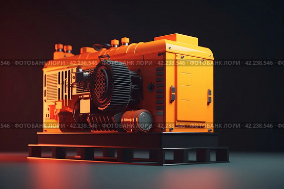 Power generator. Generate Ai. Стоковое AI-изображение, AI-художник Иван Рябоконь / Фотобанк Лори