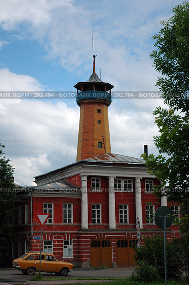 Пожарная каланча. Углич. (2005 год). Стоковое фото, фотограф Алексей Зарубин / Фотобанк Лори