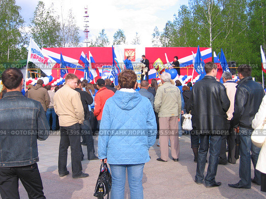 Празднование Дня России (12 июня) (2008 год). Редакционное фото, фотограф Елена Киселева / Фотобанк Лори