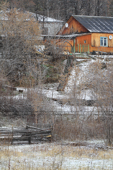 Предзимье в Сибири (2012 год). Стоковое фото, фотограф Анатолий Матвейчук / Фотобанк Лори