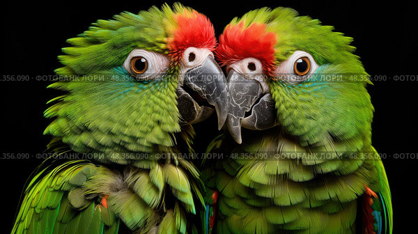 preening blue crowned conure ai generated. Стоковое AI-изображение, AI-художник Vectorwin / Фотобанк Лори