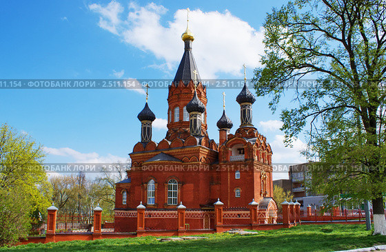 Преображенская церковь. Город Брянск (2011 год). Стоковое фото, фотограф Александр Шилин / Фотобанк Лори