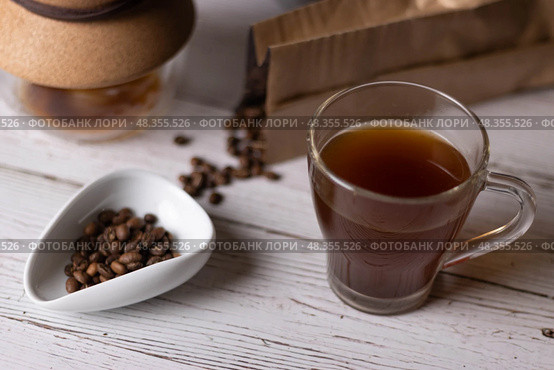 Preparation of specialty coffee infusion. Стоковое фото, фотограф Jose Leonardo Marino Coronado / Фотобанк Лори