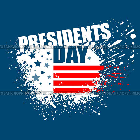 Presidents Day Vector Background. USA Patriotic illustration. Presidents Day Vector Background. Стоковая иллюстрация, агентство Ingram Publishing / Фотобанк Лори