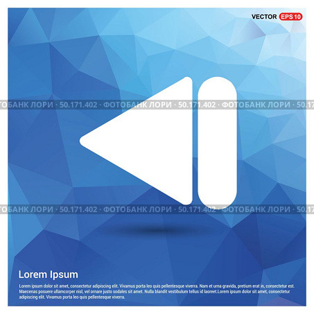 Previous, back icon. Стоковая иллюстрация, агентство Ingram Publishing / Фотобанк Лори