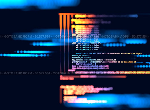 Programming code abstract technology background of software developer and  Computer script. Стоковое фото, агентство Ingram Publishing / Фотобанк Лори
