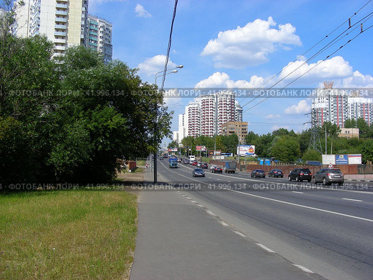 Пролетарский проспект. Район Москворечье-Сабурово. Москва (2014 год). Редакционное фото, фотограф lana1501 / Фотобанк Лори