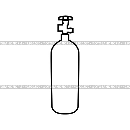 Propane gas cylinde icon . Стоковая иллюстрация, агентство Ingram Publishing / Фотобанк Лори