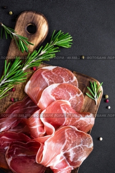 prosciutto. Стоковое фото, агентство Ingram Publishing / Фотобанк Лори
