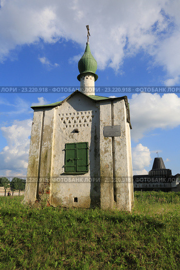 Псков. Анастасиевская часовня с росписями 1910-1911г.г. (2016 год). Стоковое фото, фотограф Яна Королёва / Фотобанк Лори
