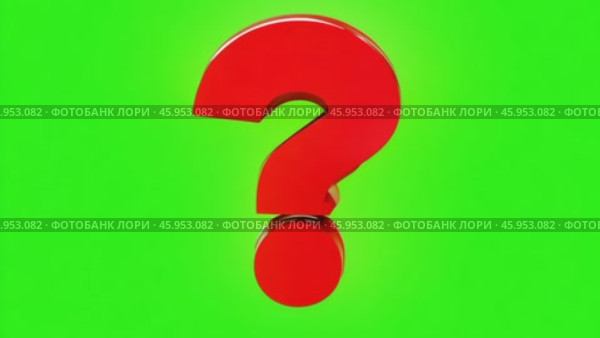 Questions Marks Animated on Green Screen. Red Question Mark icon isolated on green background. Cartoon animation. Visual Concept of What When Where Why and how. Signs on Chroma key backdrop. ? sign. Стоковое AI-видео, аниматор Марина Демидюк / Фотобанк Лори