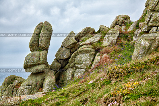 Rabbit rock at Mayon Cliff. Cornwall. England. Great Britain (2009 год). Стоковое фото, фотограф Сергей Пристяжнюк (Serg Zastavkin) / Фотобанк Лори