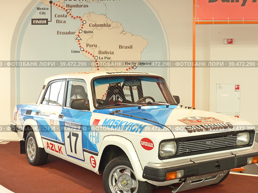 Раллийный автомобиль Москвич 2140SL (АЗЛК 1600 SL Rallye). На SL Rallye советские раллийщики неоднократно участвовали в зарубежных соревнованиях. Музей автомобильной техники. Верхняя Пышма, Россия, октябрь 2022. Редакционное фото, фотограф Сергей Елизарьев / Фотобанк Лори