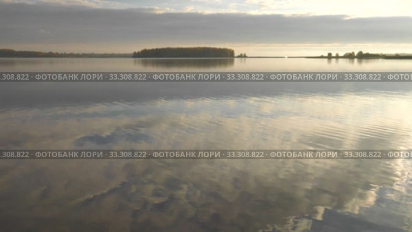 Рассвет над озером. Таймлапс. Dawn over the lake. Timelapse. Стоковое видео, видеограф Евгений Романов / Фотобанк Лори