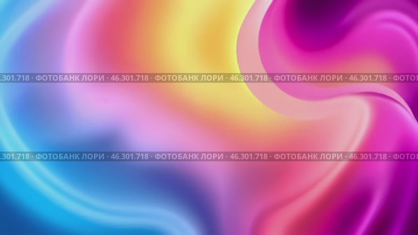 Разноцветные абстрактные волны. Стоковое AI-видео, аниматор Анна Рогалева / Фотобанк Лори