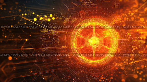 reactor fading nuclear core ai generated. Стоковое AI-изображение, AI-художник Vectorwin / Фотобанк Лори