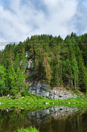 Река Чусовая, Урал. Стоковое фото, фотограф Сергей Завьялов / Фотобанк Лори