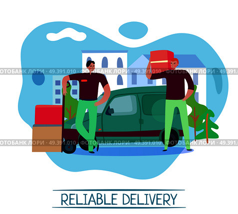 Reliable Delivery Concept. Стоковая иллюстрация, агентство Ingram Publishing / Фотобанк Лори