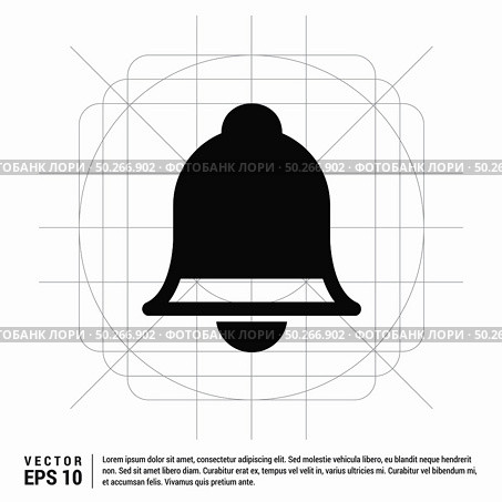 Ringing bell icon . Стоковая иллюстрация, агентство Ingram Publishing / Фотобанк Лори