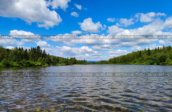 River Vishera. Ural mountains. Russia. Стоковое фото, фотограф Ильин Сергей / Фотобанк Лори