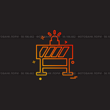 road blocker icon vector design. Стоковая иллюстрация, агентство Ingram Publishing / Фотобанк Лори