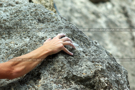 Rock climber. Element of design. Стоковое фото, агентство Ingram Publishing / Фотобанк Лори