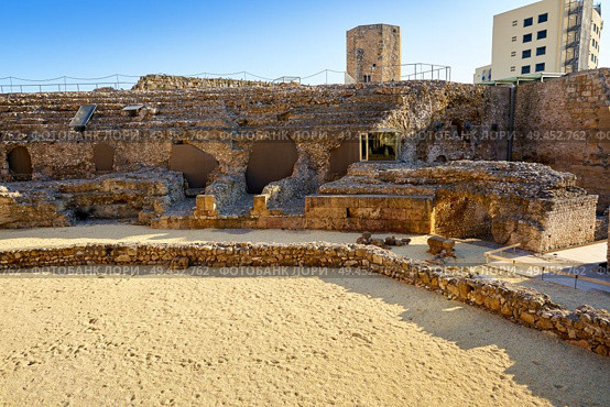 Roman Circus in Tarragona of Catalonia Circ. Стоковое фото, агентство Ingram Publishing / Фотобанк Лори