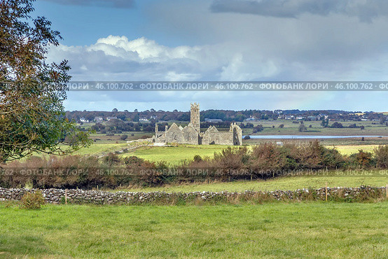 Ross Errilly Friary, Ireland (2018 год). Стоковое фото, фотограф Boris Breytman / Фотобанк Лори