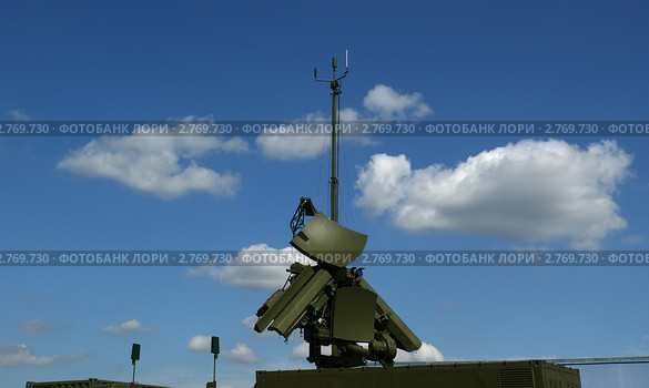 Российская военная техника. Радар для обнаружения и сопровождения ракет. Стоковое фото, фотограф Владимир Журавлев / Фотобанк Лори