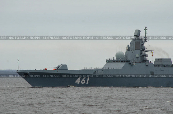 Российский военный фрегат "Адмирал флота Касатонов" Стоковое фото, фотограф Яковлев Сергей / Фотобанк Лори