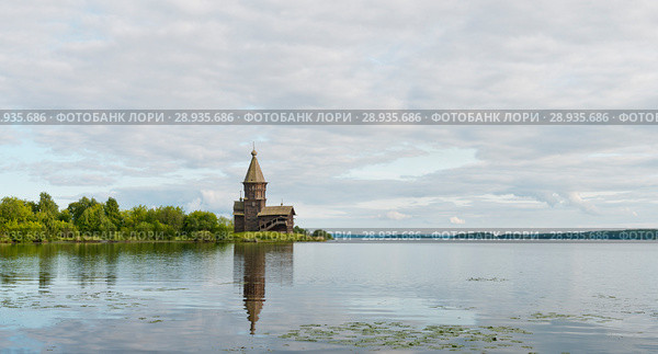 Россия, Карелия, Кондопога, Церковь Успения Пресвятой Богородицы (2015 год). Стоковое фото, фотограф Александр Циликин / Фотобанк Лори
