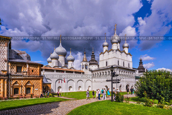 Ростовский Кремль, Ростов Великий, Ярославская область. Стоковое фото, фотограф Baturina Yuliya / Фотобанк Лори