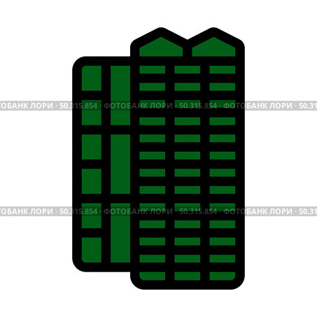 Roulette Table Icon. Editable Bold Outline With Color Fill Design. Vector Illustration. Стоковая иллюстрация, агентство Ingram Publishing / Фотобанк Лори