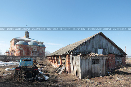 Рождественская церковь, село Большие Белыничи (2017 год). Стоковое фото, фотограф Дмитрий Неумоин / Фотобанк Лори