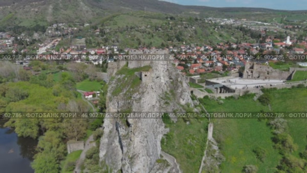 Ruin of castle Devin on Danube river (2024 год). Стоковое видео, видеограф Михаил Коханчиков / Фотобанк Лори