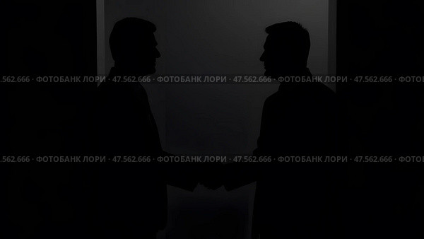 Рукопожатие, атмосфера переговоров. Стоковое AI-изображение, AI-художник Анна Рогалева / Фотобанк Лори