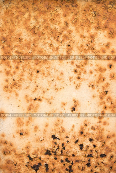 Rusted grunge corrugated metal background texture. Стоковое фото, агентство Ingram Publishing / Фотобанк Лори