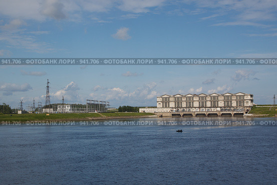 Рыбинск. ГЭС (2009 год). Стоковое фото, фотограф Дмитрий Земсков / Фотобанк Лори