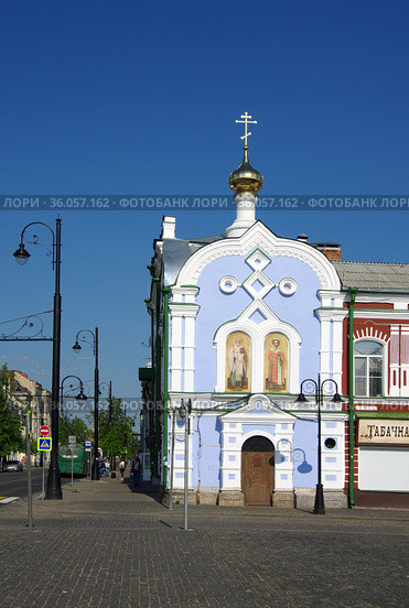 Рыбинск, Ярославская область, Россия. Улица Крестовая, 40/6. Подворье Дорофеевой пустыни (2021 год). Редакционное фото, фотограф Natalia Sidorova / Фотобанк Лори