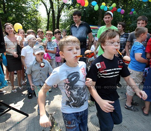 Сабантуй. Соревнование детей. (2011 год). Редакционное фото, фотограф Виктор Филиппович Погонцев / Фотобанк Лори