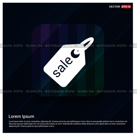 Sale tag icon. Стоковая иллюстрация, агентство Ingram Publishing / Фотобанк Лори