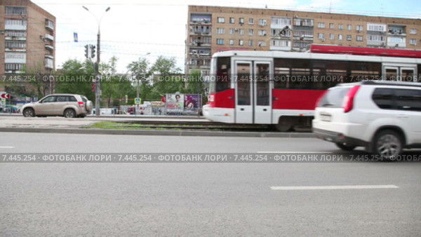 Самара. Вид на проспект Ленина в летний солнечный день (2015 год). Редакционное видео, видеограф FotograFF / Фотобанк Лори
