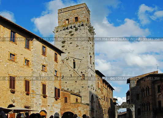 san gimignano. Стоковое фото, фотограф Herbert Esser / Smarterpix / Фотобанк Лори