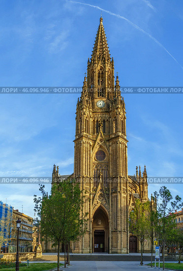 San Sebastian Cathedral, Spain (2018 год). Стоковое фото, фотограф Boris Breytman / Фотобанк Лори
